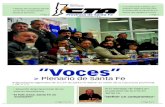 “Voces”en la CTA. Construyendo desde el territorio. // Pág. 6 Año 1 - N 1 Septiembre de 2011 Santa Fe, Argentina // Pág. 4 “Voces” > Plenario de Santa Fe » Secretarios