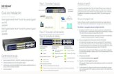 Gua de instalación - Netgear · Gua de instalación Switch gestionable Smart Plus de 16 puertos Gigabit con PoE ... La utilidad de configuración ProSAFE Plus se ejecuta en equipos