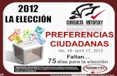 Diapositiva 1 - Instituto Nacional Electoral · 2012. 6. 21. · 2012: La Elección . w w w . c o n s u l t a . m x . ABRIL 2012-2 . PRESENTACIÓN. En la contienda presidencial en