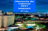 50 añosuip.inguat.gob.gt/images/Memoria_de_labores_2017.pdf · 2018. 8. 7. · Plan Maestro de Turismo Sostenible de Guatemala 2015-2025, aprobado por Acuerdo Gubernativo No.149-2016