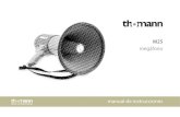 megáfono · 2015. 11. 28. · Musikhaus Thomann Thomann GmbH Hans-Thomann-Straße 1 96138 Burgebrach Alemania Teléfono: +49 (0) 9546 9223-0 Correo electrónico: info@thomann.de