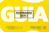 POSGRADOS 2019-1...Uniandino de Posgrado 2019-1, le ofrece la mayor información posible, para que pueda desde el principio, conocer los procesos académicos de la Universidad y en