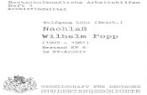 gds-web.deVorvort Wilhelm Popp (1905-1981) Wilhelm Popp vurde an 20. Juli 1905 Würzburg geboren. begucbte in Vürzburg das Alte Gymnasium und atudlerte an der dortigen veraitåt von