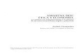AMARTYA SEN: ÉTICA yECONOMÍA · Resumen Hernández, Andrés. "Amartya Sen: ética y economían, Cuadernos de Economía, v. XVXX, n. 29, Bogotá, 1998, páginas 137-162. Este ensayo