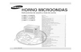 HORNO MICROONDAS€¦ · Antes de cocinar comida o líquidos en su horno microondas, compruebe que se han tomado las siguientes precauciones de seguridad. 1. NO use ningún utensilio