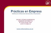 Prácticas en Empresa - Universidad de Sevilla · 2020. 10. 29. · Quiero hacer unas prácticas 1. Me matriculo (si quiere hacer la asignatura Prácticas externas) 2. Llevo el currículo