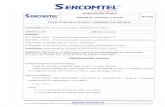 Sercomtel Contact Center · 2020. 4. 29. · NBR 8451-1:2011 — Postes de concreto armado e protendido para redes de distribuição e de transmissão de energia elétrica. Parte