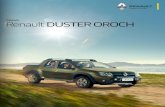 Nueva Renault DUSTER OROCH · 2019. 2. 25. · Renault Duster OROCH. Una Pick Up que combina diferentes estilos que le dan una personalidad que se amolda a tu forma de vida. Integra