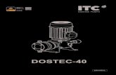 60 DOSTEC 40-ES (10-01-20) - copia · 2020. 1. 27. · Las bombas dosificadoras DOSTEC-40 son bombas de pistón o membrana, de alto rendimiento y precisión, para la dosificación