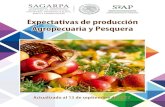 Expectativas de producción Agropecuaria y Pesquera...La Balanza Comercial Agropecuaria y Agroindustrial, enero-julio de 2017, reporta un superávit de 4,199 millones de dólares (MDD).