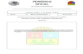 PERIÓDICO OFICIAL - Quintana Roo · 2020. 3. 5. · periÓdico oficial del estado de quintana roo chetumal, q. roo a 17 de octubre de 2019 registrado como artÍculo de segunda clase