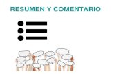 RESUMEN Y COMENTARIO - Lengua y Literolturaliteroltura.es/sites/default/files/Resumen y comentario...jerarquización de ideas principales y secundarias y su relación entre ellas.