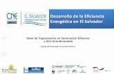 Desarrollo de la Eficiencia Energética en El Salvadory Aire Acondicionado Ciudad de Guatemala, 23 de abril de 2015. Lineamientos Estratégicos: 1. Diversificación de la matriz energética