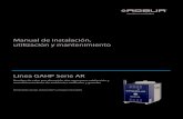Manual de instalación, utilización y mantenimiento · Manual de instalación, utilización y mantenimiento – Línea GAHP Serie AR 7 2 GeneRALiDADes Y CARACteRÍstiCAs tÉCniCAs