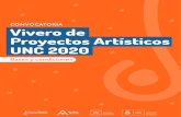 CONVOCATORIA Vivero de Proyectos Artísticos UNC 2020El Programa “Vivero de proyectos artísticos UNC 2020 ” surge como una iniciativa conjunta entre el colectivo Enjambre - Laboratorio