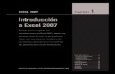 Introducción a Excel 2007 · 2012. 2. 2. · de filas superiores a un millón; exactamente, 1.048.576. De esta forma, Excel 2007 nos da la posibilidad de manejar una enorme cantidad