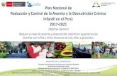 Plan Nacional de Reducción y Control de la Anemia y la … · 2019. 4. 6. · Plan Nacional de Reducción y Control de la Anemia y la Desnutrición Crónica Infantil en el Perú: