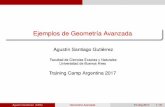 Agustín Santiago Gutiérrez · 2020. 12. 21. · alguna cantidad (por ej., una distancia, un área, etc) relacionada con elementos geométricos como puntos, líneas, círculos, etc.
