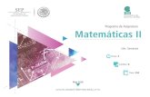 Programa de Asignatura Matemáticas II · 2020. 9. 26. · Programa de estudio basado en el Modelo educativo para la educación obligatoria. Matemáticas II. Presentación 5 Introducción