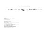 El misterio de la Atlántida - Libro Esotericolibroesoterico.com/biblioteca/Atlantida/5 Berlitz Charles... · 2020. 9. 10. · Charles Berlitz El misterio de la Atlántida por sus