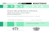 Guía de práctica clínica del recién nacido prematuro · 2018. 8. 31. · Guía de práctica clínica del recién nacido prematuro Sistema General de Seguridad Social en Salud