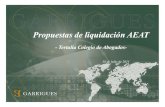Propuestas de liquidación AEAT - icamalaga...Propuestas de liquidación AEAT Valoración general de la propuesta (III) Centrándonos en las propuestas de liquidación remitidas por