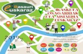 Basauri uskaraz IKASKETA OSAGARRIAK ETA AISIALDIA EUSKARAZ · 2019. 6. 19. · también en euskera. Esta última guía actualizada está disponible en la página web del Ayuntamiento.