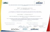 SET Y GAD S.A.S. · 2020. 8. 28. · SET Y GAD S.A.S. 18-LAC-004 ACREDITACIÓN ISO/IEC 17025:2017 Alcance de la acreditación aprobado / Documento Normativo 2018-12-03 2020-08-18