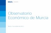 Observatorio Económico de Murcia - BBVA Research...Observatorio de la economía de Murcia 2012 . Página 7 . Principales cambios en el escenario . Determinantes del escenario económico