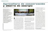 Apricultura de conservación y ahorro de energía€¦ · conservacion En la primera jornada espe-cialistas en diversas materias impartieron cuatro conferencias, cada una de las cuáles