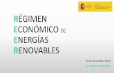 RÉGIMEN ECONÓMICO DE ENERGÍAS RENOVABLES...renovable en el sistema eléctrico 42% 60% 74% + 5 GW + 800 MW 3 •Cumplir los compromisos internacionales en materia de energías renovables