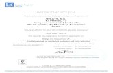 Relats S.A....C/ Priorat, 17 Polígono Industrial La Borda 08140 Caldes de Montbui, Barcelona Spain has been approved by Lloyd's Register Quality Assurance to the following Quality