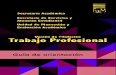 Trabajo Profesional - Facultad de Música FaM | UNAM · 2018. 6. 15. · Académica de la Facultad de Música, solicitaron al H. Consejo Técnico la reactivación y vigencia de la