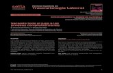 Revista Española de Traumatología Laboral · 2020. 6. 10. · Radiografías anteroposterior y lateral de rodilla: fractura . del polo superior de la rótula. B arcía de las eras