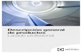 Descripción general de productos Lavado profesional...Descripción general de productos Lavado profesional 3 Clarus Control® Totalmente programable con hasta 194 programas para una