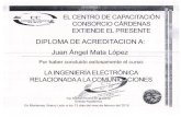 LA INGENIERíA ELECTRÓNICA· eo· - Gob · 2019. 5. 13. · ~ONSORCIO CARDENAS "i S.A. DE C.V. ~~ EL CENTRO DE CAPACITACiÓN CONSORCIO CÁRDENAS EXTIENDE EL PRESENTE DIPLOMA DE ACREDITACION