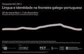 Simposio ILG 2013 Lingua e identidade na fronteira galego … · 2014. 2. 27. · Actividade recoñecida como formación permanente do profesorado pola Consellería de Educación