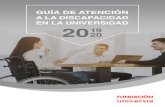 GUIA4 Atencion a la discapacidad 2019 · 4 2019-2020 lIStAdO dE unIVErSIdAdES ANDALUCÍA UNIVERSIDAD DE ALMERÍA unIdAd dE AtEncIón A lA dIVErSIdAd FuncIOnAl (+34) 95 021 47 39