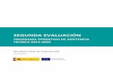 SEGUNDA EVALUACIÓNfiles.evaluationhelpdesk.eu/Evaluations/ESE96.pdf · 2019. 11. 20. · TÉCNICA 2014-2020 INFORME FINAL DE EVALUACIÓN Junio de 2019 . Segunda Evaluación del Programa