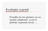 Ecología vegetaldkolterman/biol3435/Caps24-26.pdfEcología vegetal Otros cursos disponibles … BIOL 3125 (Princ. de Ecología) AGRO 4026 (Ecol. de Cultivos) Otras experiencias …