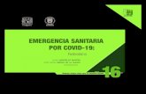 EMERGENCIA SANITARIA POR COVID-19 · 2020. 5. 27. · La respuesta que el Estado mexicano ha dado a las distintas etapas de la pandemia conocida como COVID-19, ha generado diversos