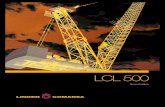 LCL 500 - ANMOPYC...TORRE DE 2,5 M Para la LCL 500, Linden Comansa ha diseñado un nuevo tramo de torre de 2,5 m denominado D36. Con este tramo de torre, la LCL 500 tiene una altura