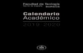Calendario Académico...Dr. Izquierdo Yusta LTD02/20-LTE03/20 Dr. Izquierdo Yusta LTD06/20 Dr. Rodríguez Velasco LPD09/20 José Luis Cabria 23-X LTD02/20-LTE03/20 Dr. Izquierdo Yusta