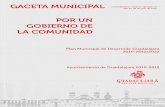 PMD para imprenta · 2021. 2. 24. · Planeación para el Desarrollo Municipal, con los compañeros regidores, con los ciudadanos representantes vecinales del municipio, así como