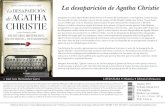 La desaparición de Agatha Christie - Almuzara librosgrupoalmuzara.com/libro/9788418346552_ficha.pdf · 2020. 9. 23. · Margaret Atwood dijo: "Querer conocer a un escritor porque
