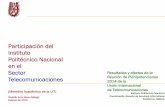 Telecomunicaciones Reunión de Plenipotenciarios · 2020. 8. 25. · Zacatenco, México . 1856 – ESCUELA DE ARTES Y OFICIOS ... 1936 – INICIA IMPARTICIÓN DE LA CARRERA DE COMUNICACIONES