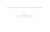 Documento Informativo La Montesa de Marbella · Fecha actualización: 30/11/2017 Page 2 of 10 Domicilio Prof.: Urb. Hacienda Las Chapas, s/n, Carretera de Cádiz, Km. 193, 29600 Marbella