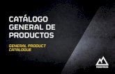 Catálogo general de produCtos - Mountain.es · 2015. 10. 27. · produCtos GENERAL PRODUCT CATALOGUE. ... 7 Años en el mercado español y europeo fabricando más de 5000 sistemas
