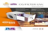 CG/FILTER-UVc · 2021. 1. 14. · 2 CG/FILTER/UV c Las unidades purificadoras de aire CG/FILTER-UVC sin ventilador, han sido diseñadas para ser utilizadas en instalaciones existentes