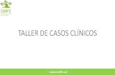 TALLER DE CASOS CLÍNICOSgestor.camfic.cat/Uploads/ITEM_9351_FORM_7345.pdf · 2018. 3. 6. · TALLER DE CASOS CLÍNICOS ... •Lentitud de movimientos con signo de la rueda dentada